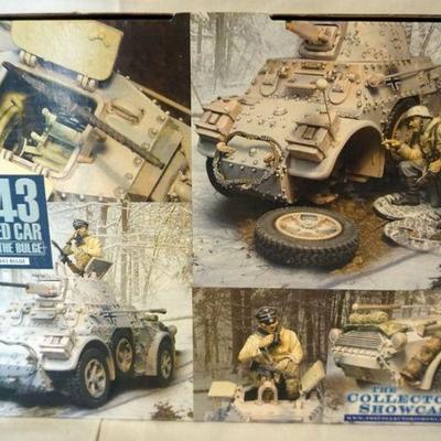1119	COLLECTORS SHOWCASE WWII MINIATURE AB43 ARMORED CAR
