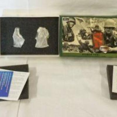 1191	BRITAINS WWII METAL SOLDIERS LOT OF 3 BOX SETS
