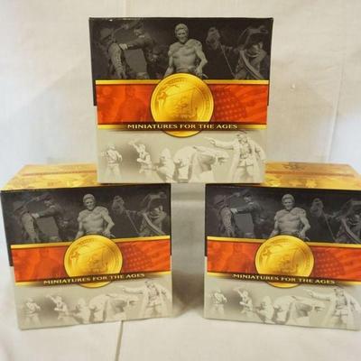 1179	CONTE MINIATURES FOR THE AGES WWII METAL SOLDIERS LOT OF 3 BOXES
