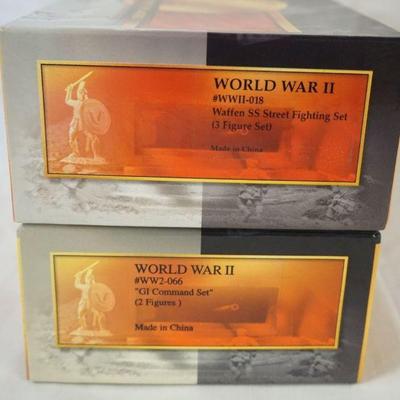 1173	CONTE MINIATURES FOR THE AGES WWII METAL SOLDIERS LOT OF 2 BOXES
