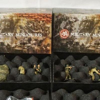 1266	FIGARTI MINIATURES WWII METAL SOLDIERS 2 BOXED SETS ETA-045, ETA-043

