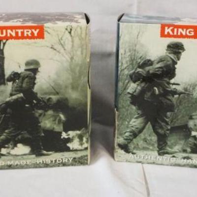 1251	KING & COUNTRY WWII METAL SOLDIERS 2 BOXED SETS DD074, WJ027
