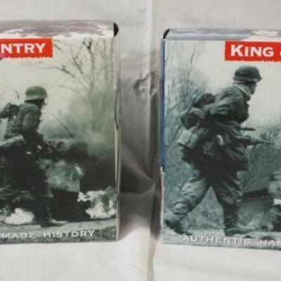 1254	KING & COUNTRY WWII METAL SOLDIERS 2 BOXED SETS BBA021, BBA041
