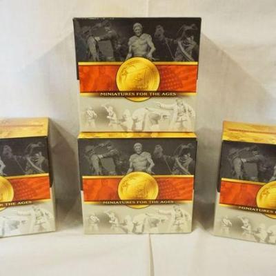 1181	CONTE MINIATURES FOR THE AGES WWII METAL SOLDIERS LOT OF 4 BOXES
