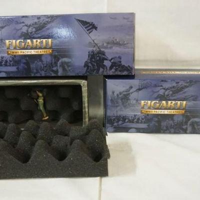 1261	FIGARTI MINIATURES WWII METAL SOLDIERS 2 BOXED SETS A2009P, A2009P

