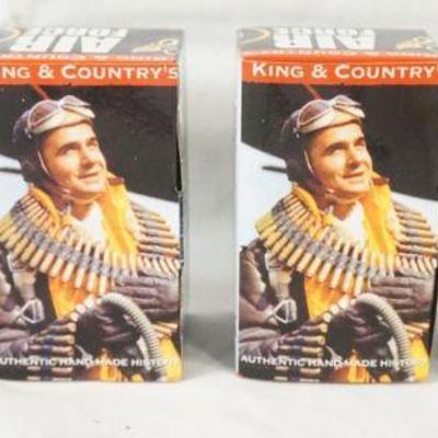 1325	KING & COUNTRY METAL SOLDIERS AIRFORCE LOT OF 4 BOXED
