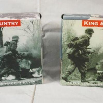 1247	KING & COUNTRY WWII METAL SOLDIERS 2 BOXED SETS WS086, WS086

