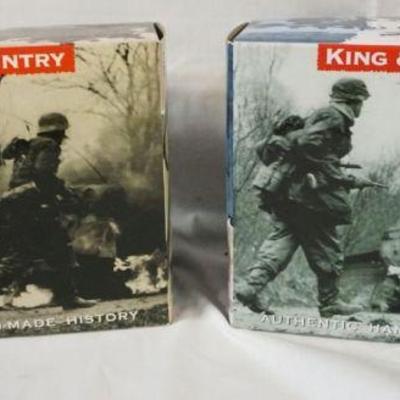 1255	KING & COUNTRY WWII METAL SOLDIERS 2 BOXED SETS WS086, WS118
