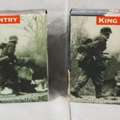 1249	KING & COUNTRY WWII METAL SOLDIERS 2 BOXED SETS BBA020, BBA017
