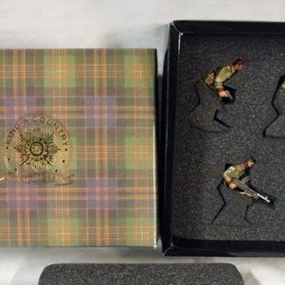 1169	KING & COUNTRY WWII METAL TOY SOLDIERS BOXED MG015
