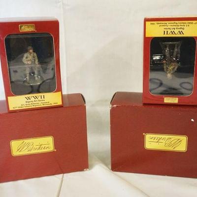 1199	BRITAINS WWII METAL SOLDIERS LOT OF 4 BOX SETS
