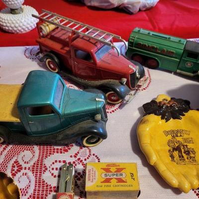 Vintage metal toys