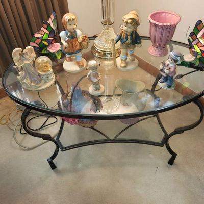 Wrought iron coffee table