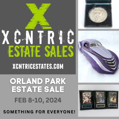 Xcntric EstateSales - Orland Park Estate Sale Feb 8-10, 2024.
