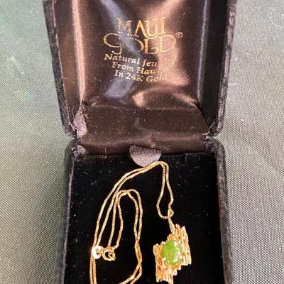 Stunning 24k gold.