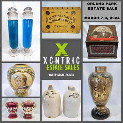 XCNTRIC ESTATE SALES: ORLAND PARK PHARMACEUTICAL + COLLECTIBLES ESTATE SALE MARCH 7-9, 2024
