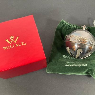 2012 Wallace Silver Sleighbell Ornament
