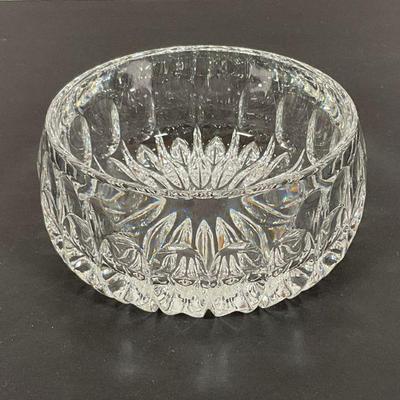 Vintage Gorham Crystal Thumbprint Bowl