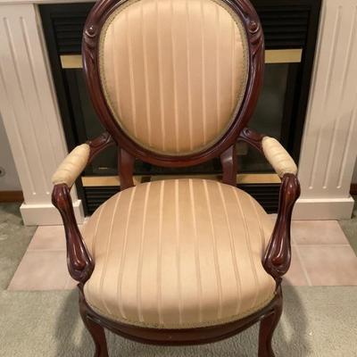 Louis XVI Style Mahogany Arm Chair