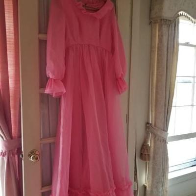 Vintage pink gown