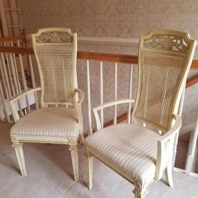 Hollywood Regency side chairs