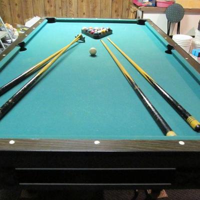 slate pool table