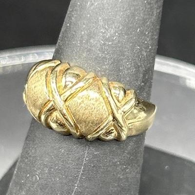 10kt Gold Ring, Size 7, TW 3.2g, Tested