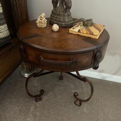 Magnussen old world map accent table