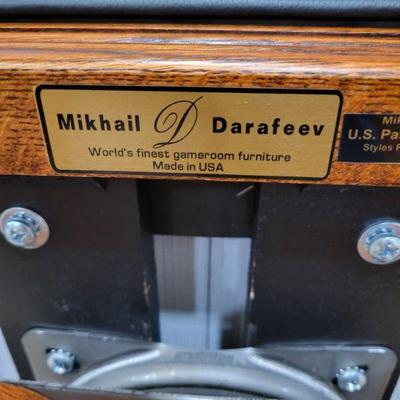 Mikhail Darafeev Game Black Leather Bar Stools
