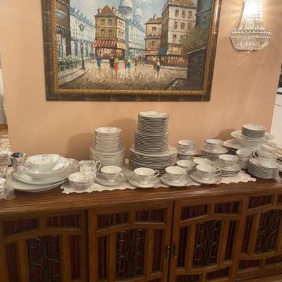 Vintage imperial China - Seville cerci 1960â€™s $350 service for 12 