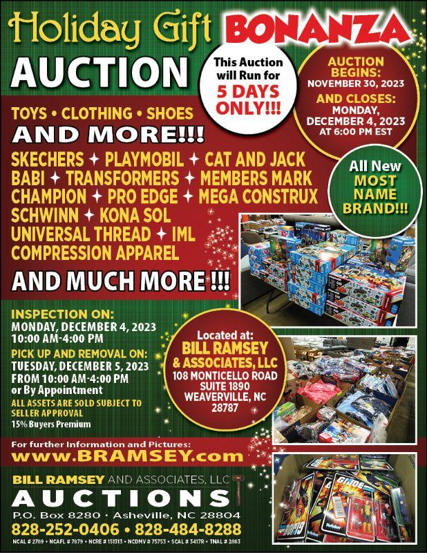 Holiday Gift Bonanza Auction