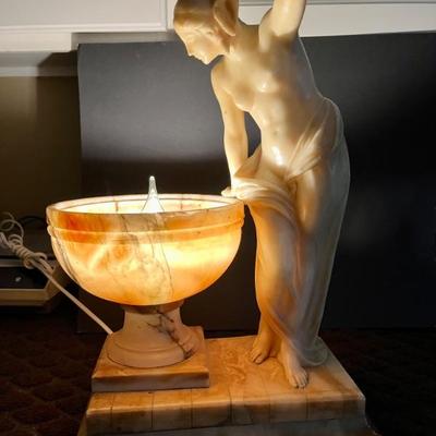 Marble Lamp Semi Nude