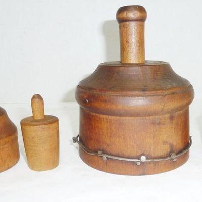 vintage butter mold lot