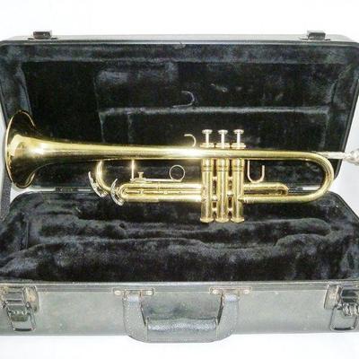 KING trumpet in case