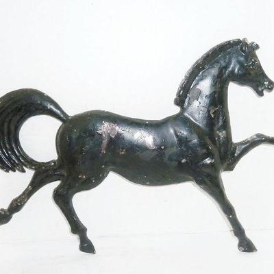 vintage metal horse