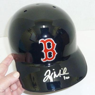 autographed Red Sox helmet