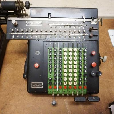 1290	RALPH C COXHEAD CALCULATOR *MATHEMATION* APPROXIMATELY 16 IN X 14 IN X 10 IN HIGH
