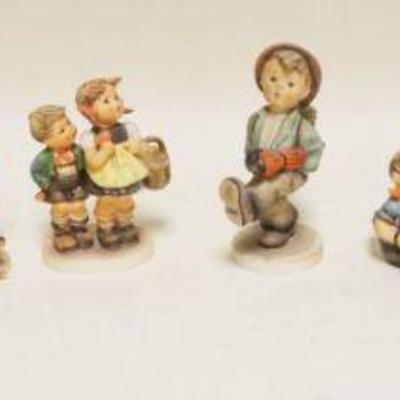 1112	GROUP OF ASSORTED HUMMEL FIGURINES, TALLEST APPROXIMATELY 6 1/2 IN
