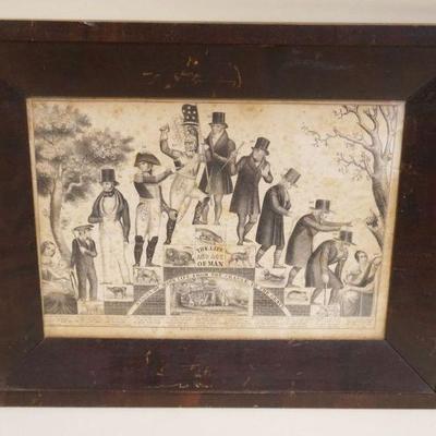 1088	N CURRIER LITHOGRAPH *THE LIFE AND AGE OF MAN*, APPROXIMATELY 15 IN X 19 IN OVERALL, SOME FOXING
