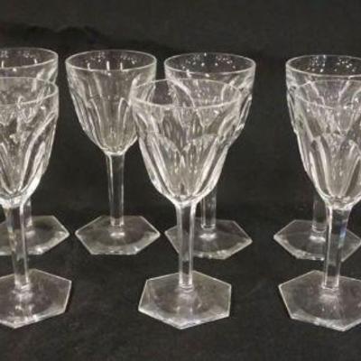 1148	BACCARAT SET OF STEMWARE, 11 PIECES, APPROXIMATELY 6 1/2 IN HIGH
