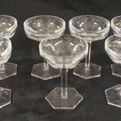 1147	BACCARAT SET OF STEMWARE, 11 PIECES, APPROXIMATELY 5 1/4 IN HIGH
