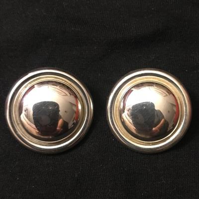 Sterling silver clip earrings