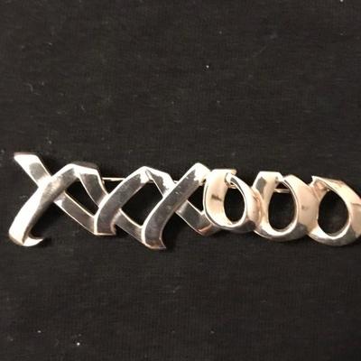 Sterling silver pin