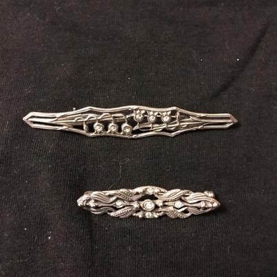 Sterling silver pins