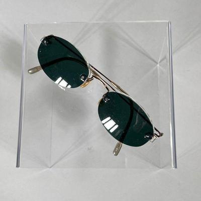KAZUO KAWASAKI GLASSES | Stylish and simple Kazuo Kawasaki prescription sunglasses with bronze wire frame, made in Japan. - l. 4.75 x w....
