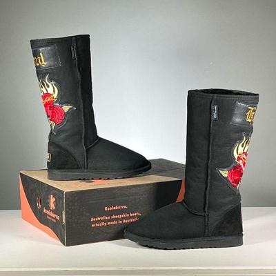 [NEW] KOOLABURRA BOOTS | Tall black "Heart and Soul" boots, women's size 9.

