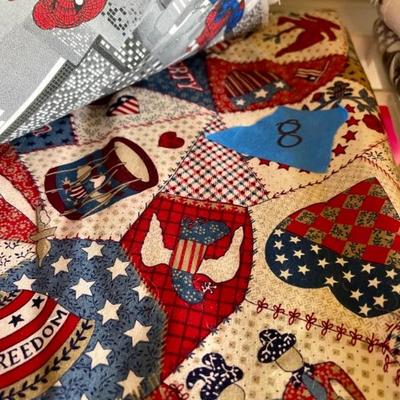 4th of July fabric 
