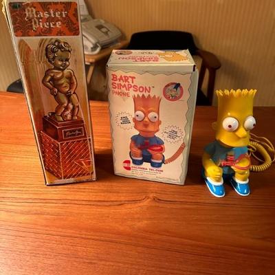 Vintage Bart Simpson telephone