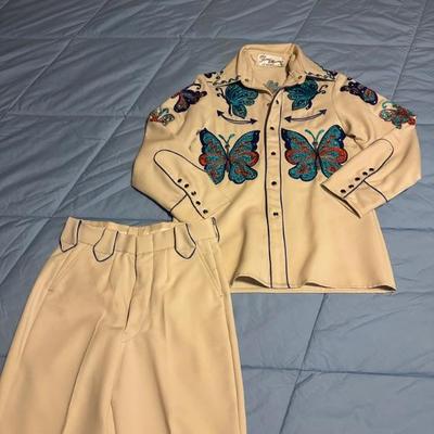 Lots of Vintage suits and men’s clothes, some custom made, all far out and groovy!