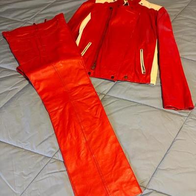 You NEED red leather pants!